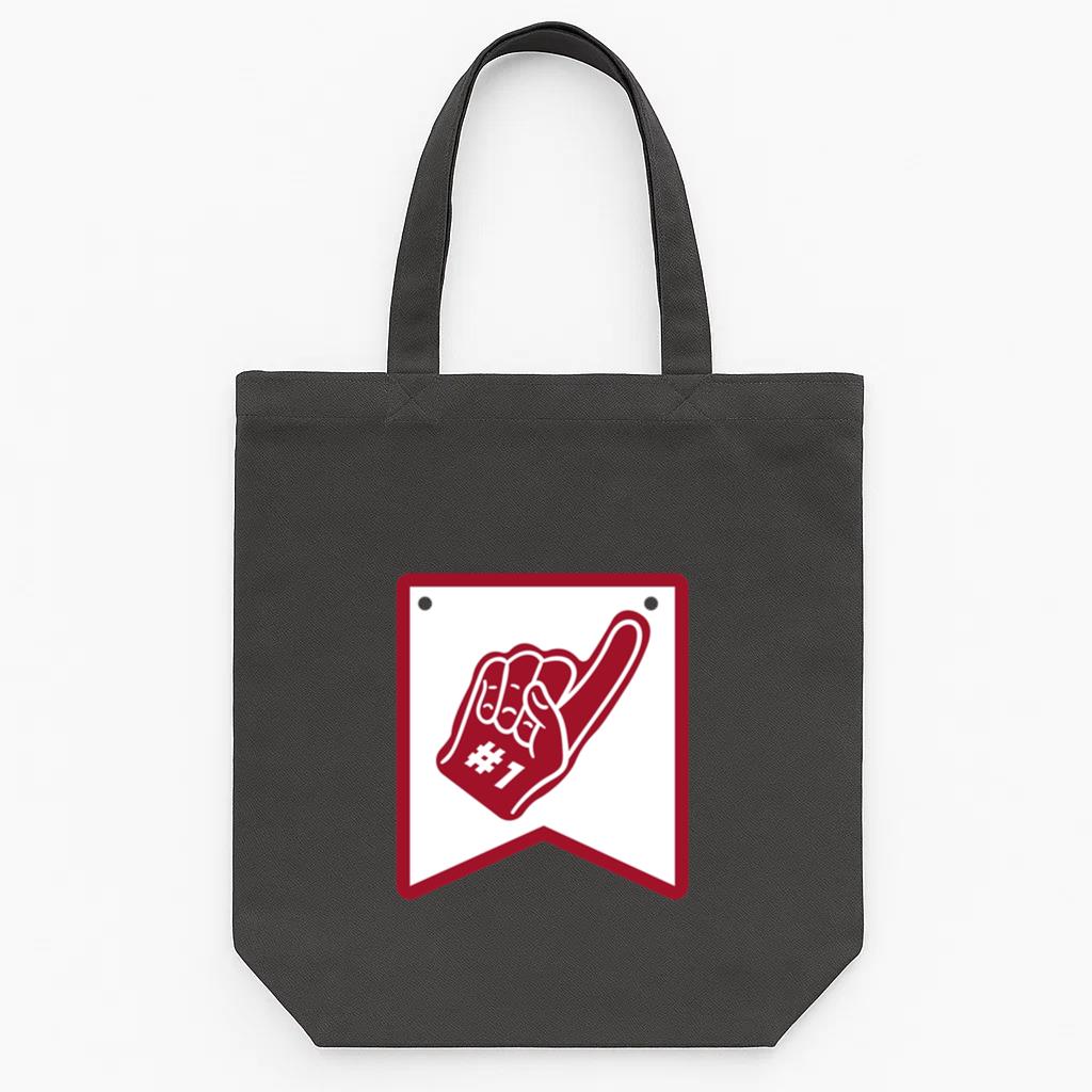 1 Glove Badge Cut Out Tote Canvas Bag