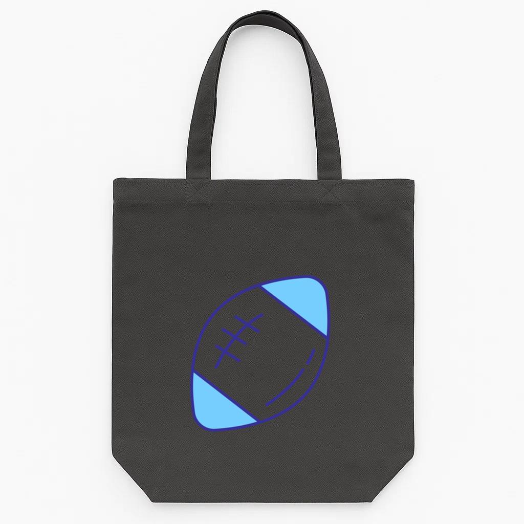 American Football Ball Element Tote Canvas Bag