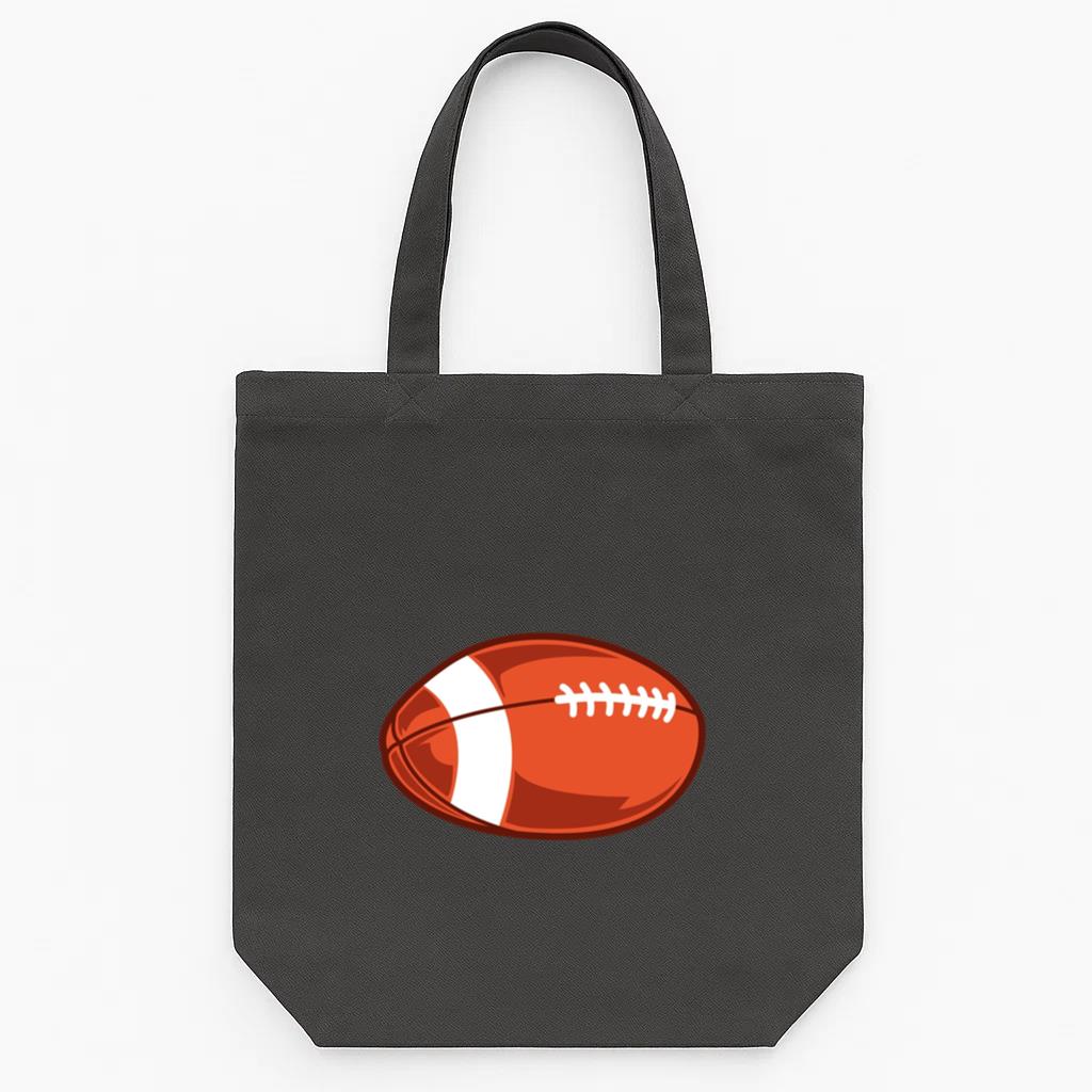 American Football Ball Game Illustration Tote Canvas Bag