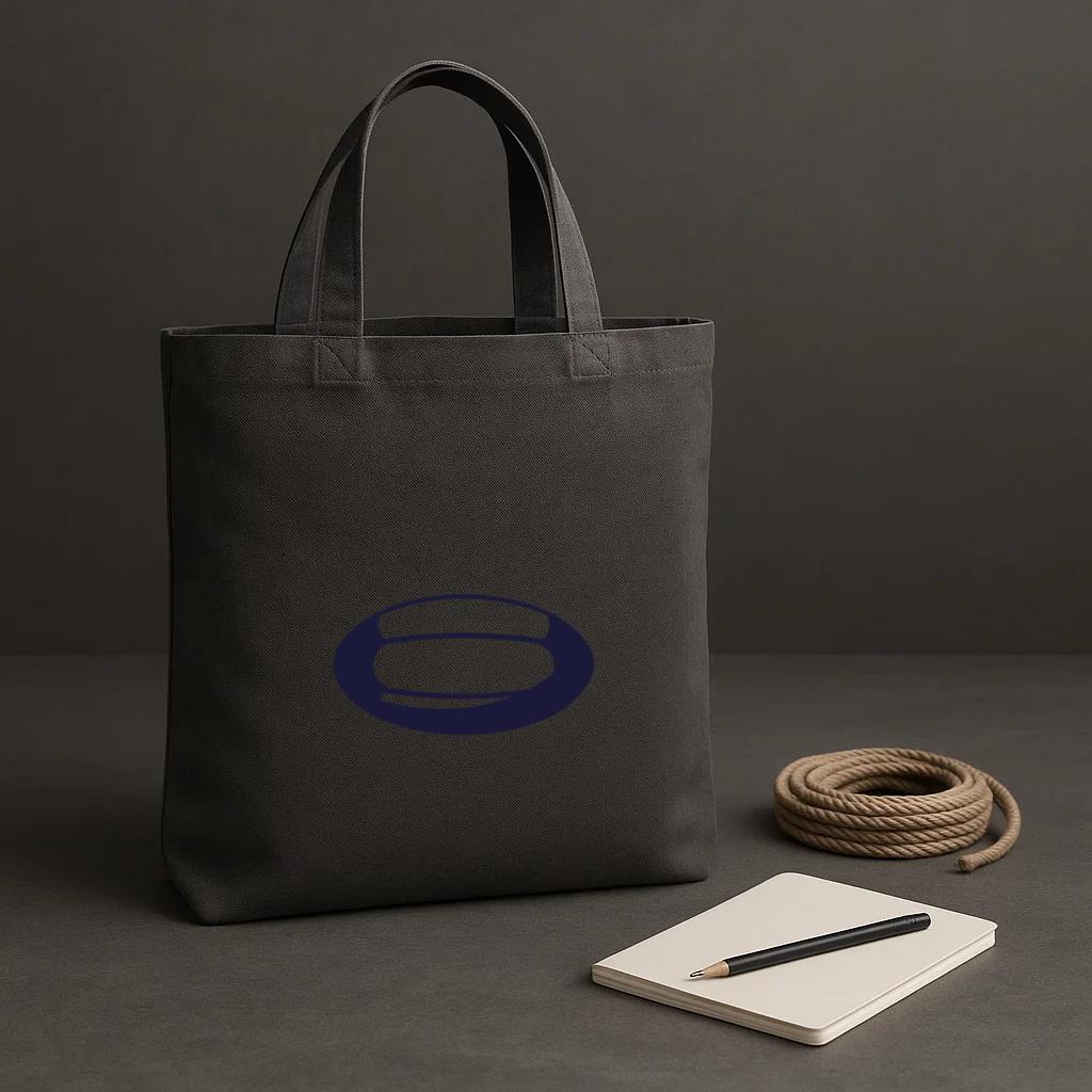 American Football Ball Stroke Tote Canvas Bag - Image 2