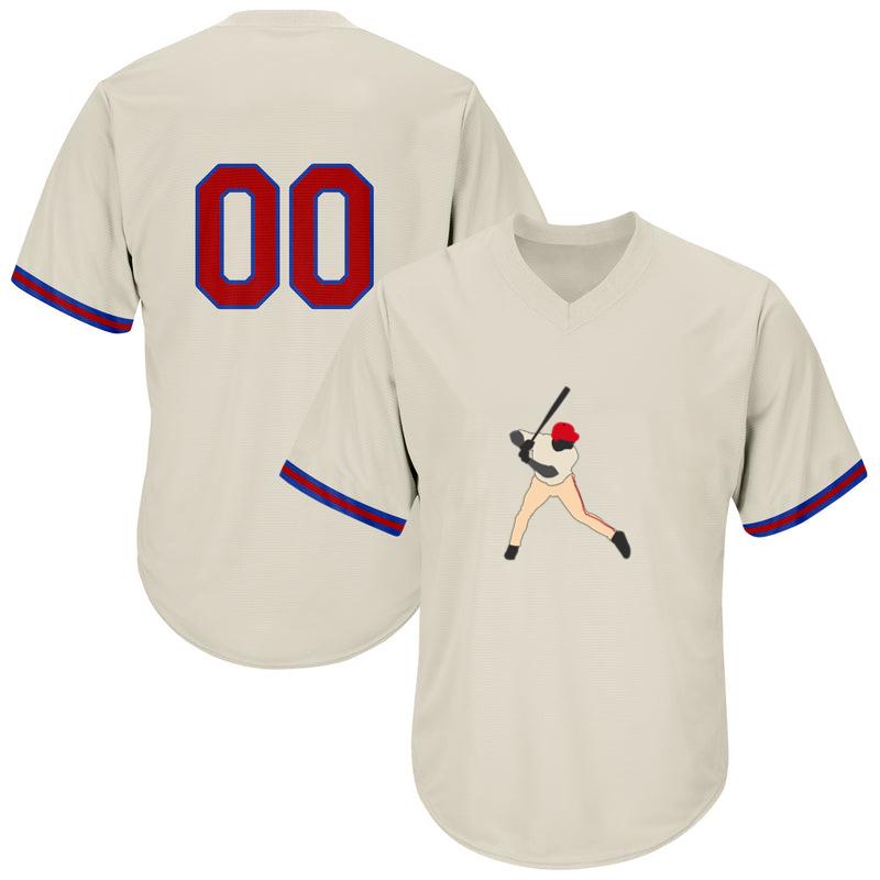Baseball Batting Silhouette Baseball Jersey
