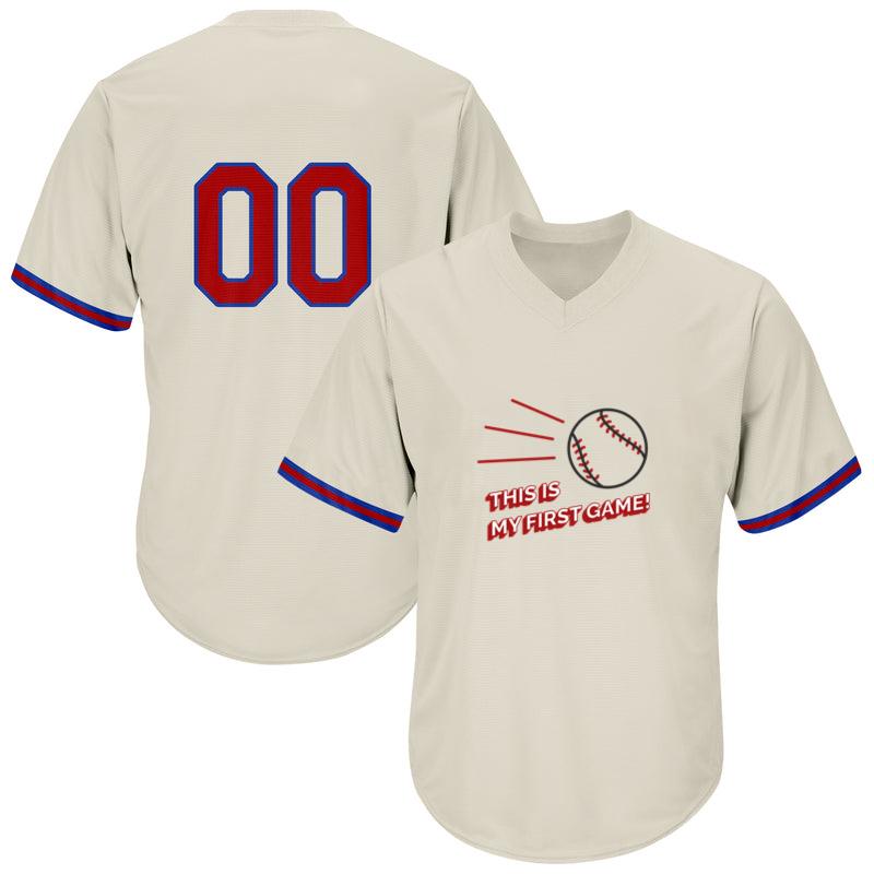 Baseball First Game Badge Baseball Jersey