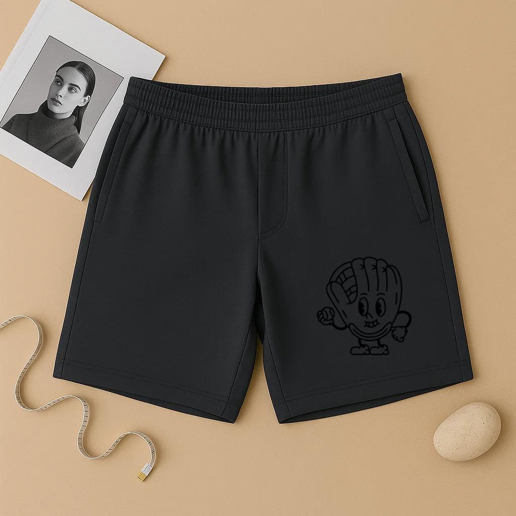 Playful Cartoon Baseball Glove Character Short